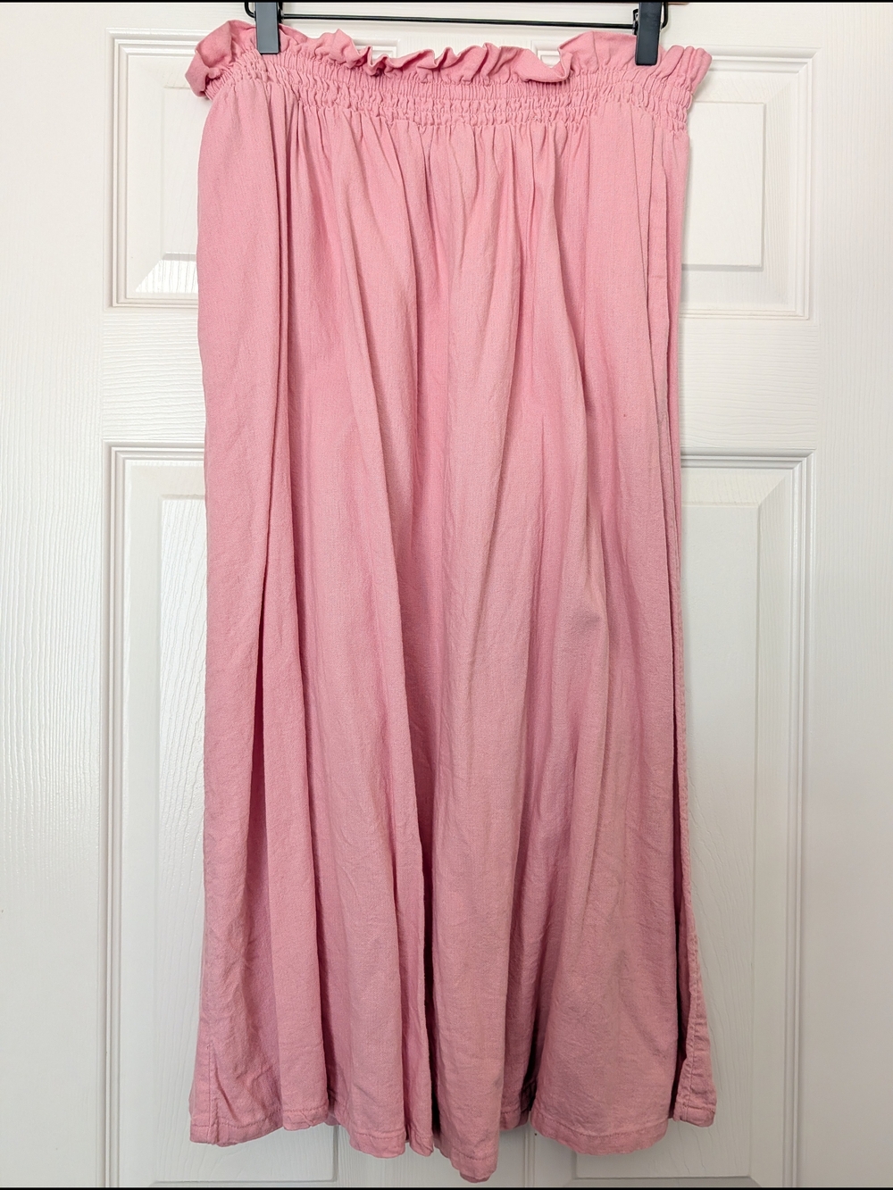 a new day Pink Smocked Waist Maxi Skirt